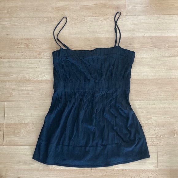 Black Theory tank with adjustable spaghetti straps - Picture 6 of 7